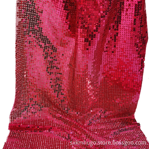 sparkle multi color sequin net embroidery fabric